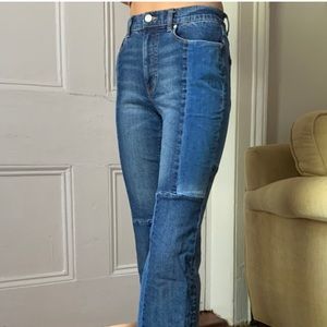 La vie Rebecca Taylor patchwork jeans